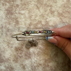 Alex & Ani Silver Friends Bangle Bracelet